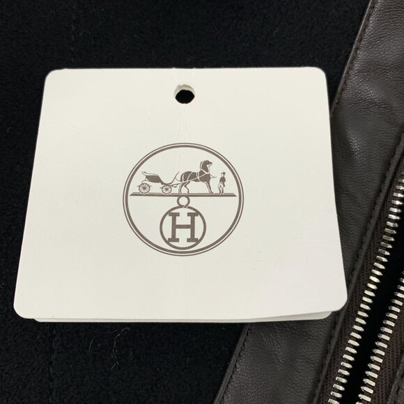 Hermès Mens Wool Blazer Jacket Size 33 Navy Blue Made In Italy - Picture 7 of 8